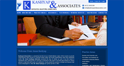 Desktop Screenshot of kashyapandassociates.com